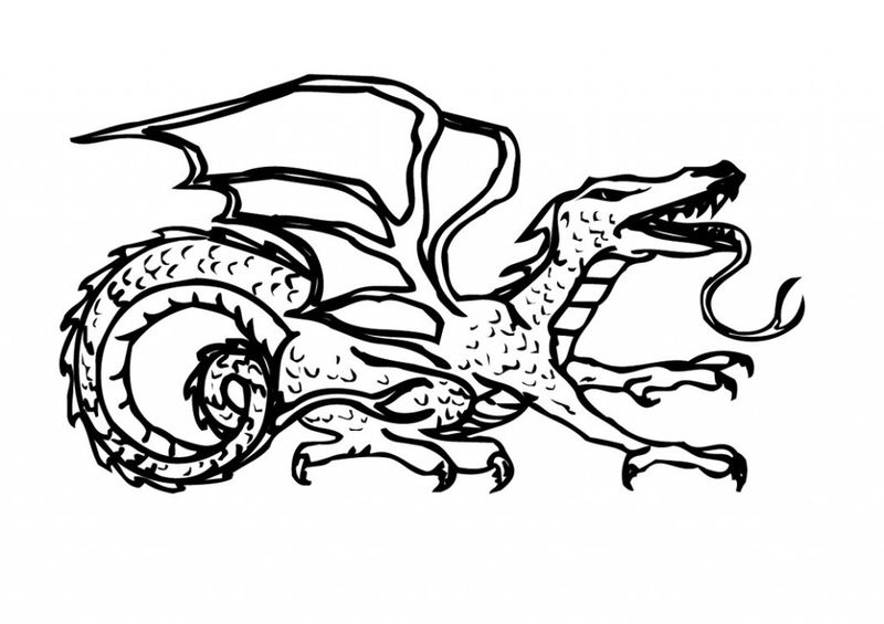 Coloring Pages Dragons