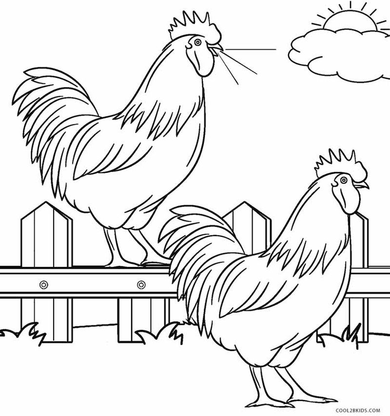 Coloring Pages Farm Equipment