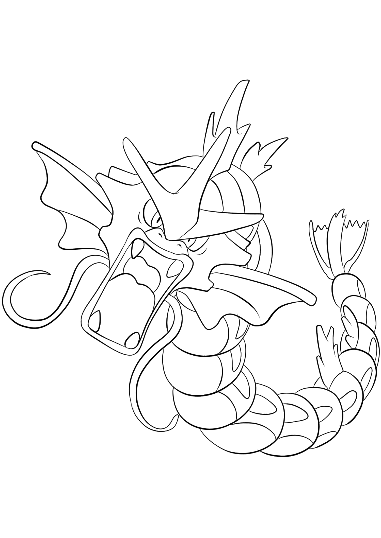 coloring pages gyarados