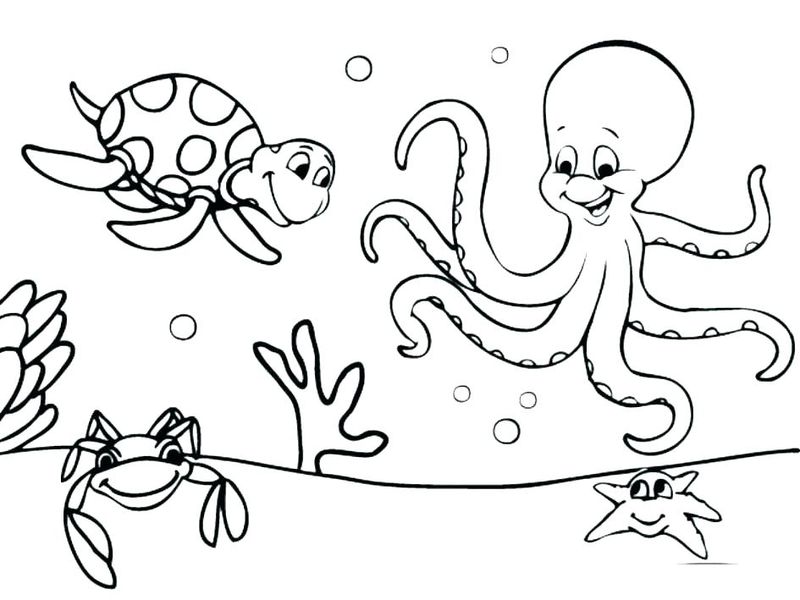 Coloring Pages Ocean Plants