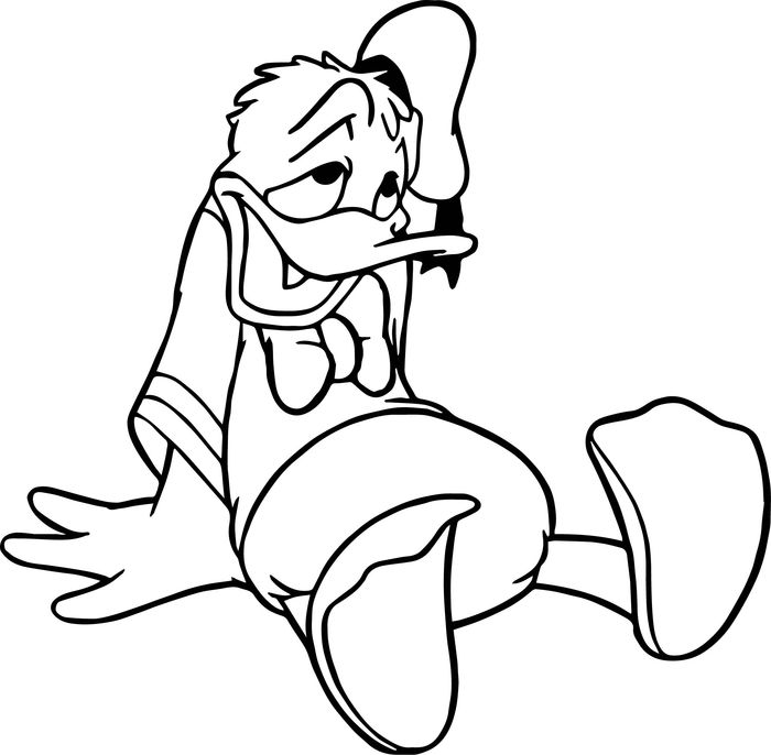 Coloring Pages Of Donald Duck