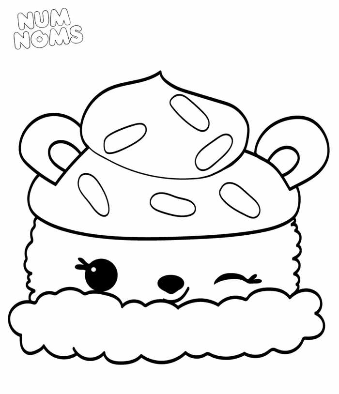 Coloring Pages Of Num Noms Season Parker Peach