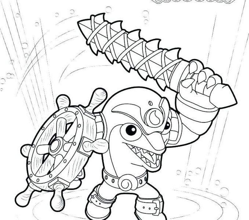 Coloring Pages Of Skylanders Giants