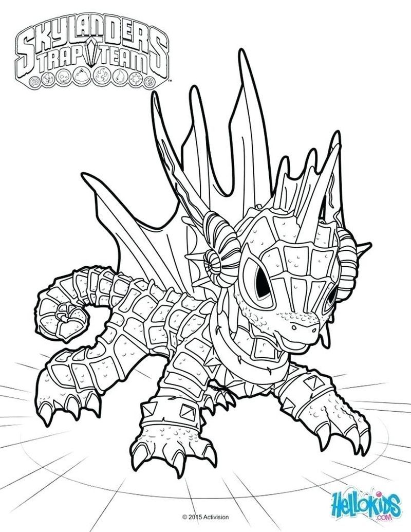 Coloring Pages Of Skylanders Trap Team