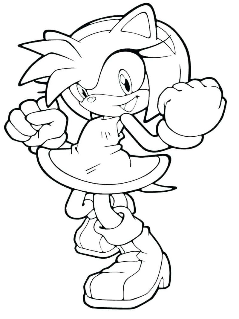 Coloring Pages Of Sonic The Hedgehog