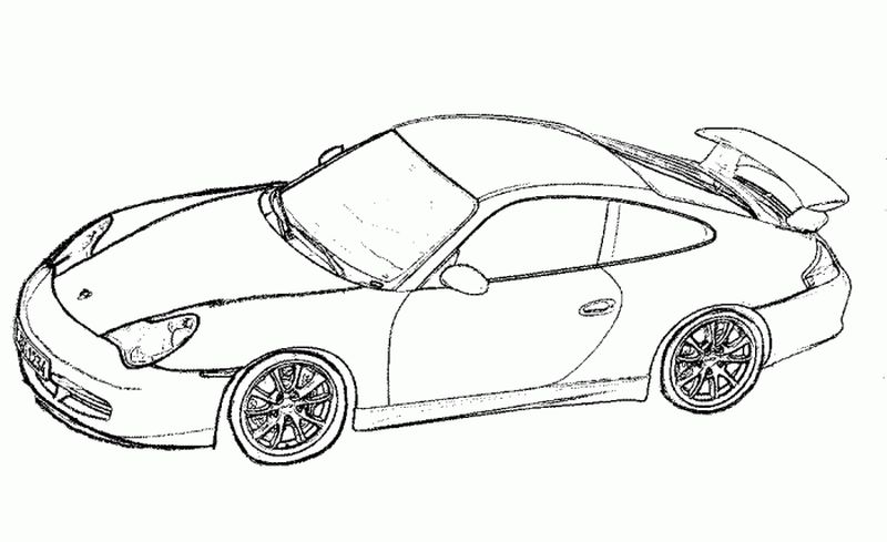 Coloring Pages Race Car