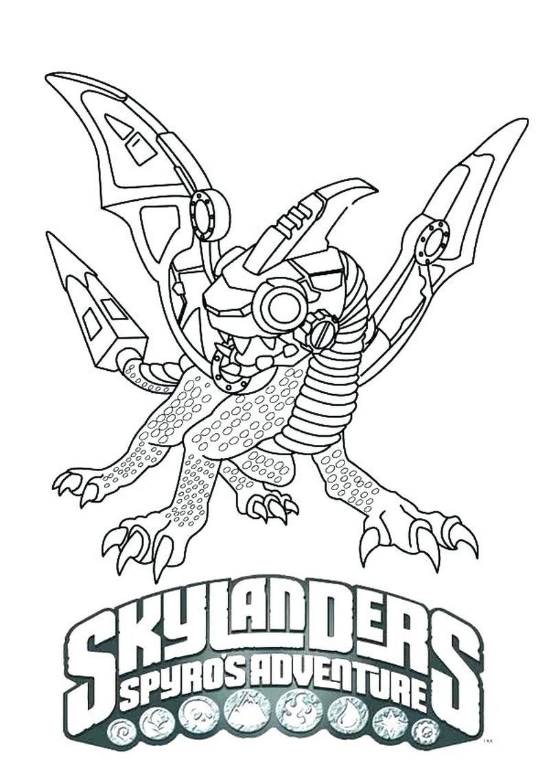 Coloring Pages Skylanders Giants