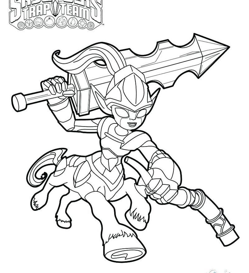 Coloring Pages Skylanders Prism Break