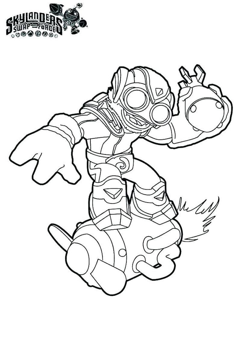 Coloring Pages Skylanders