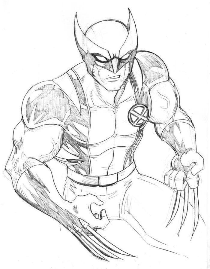 Coloring Pages Wolverine