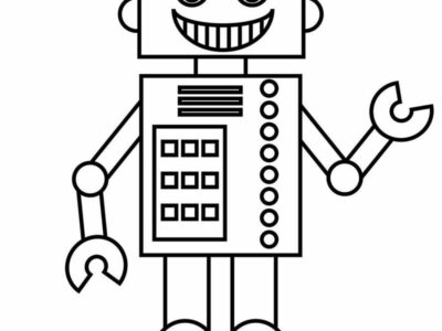 Coloring Robot Pages