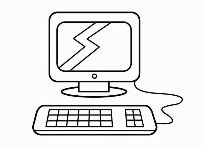 Cool Computer Coloring Pages