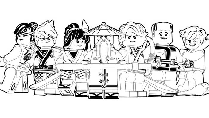 Cool Lego Ninjago Coloring Pages