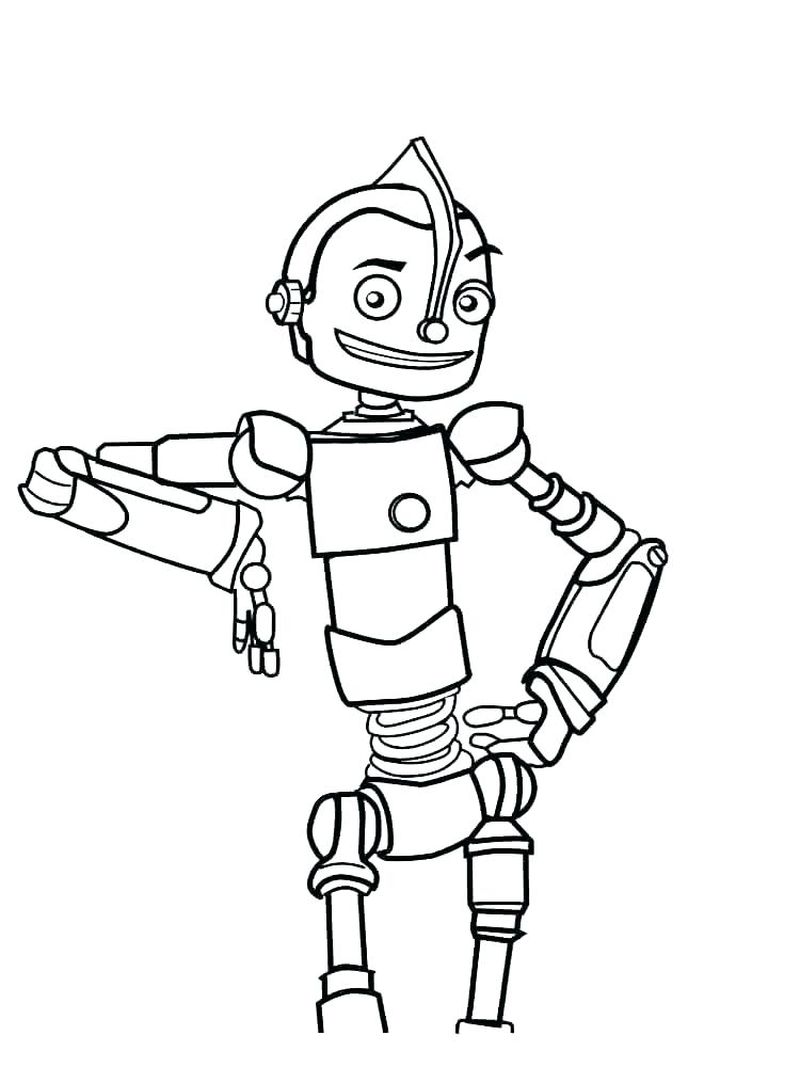 Cool Robot Coloring Pages