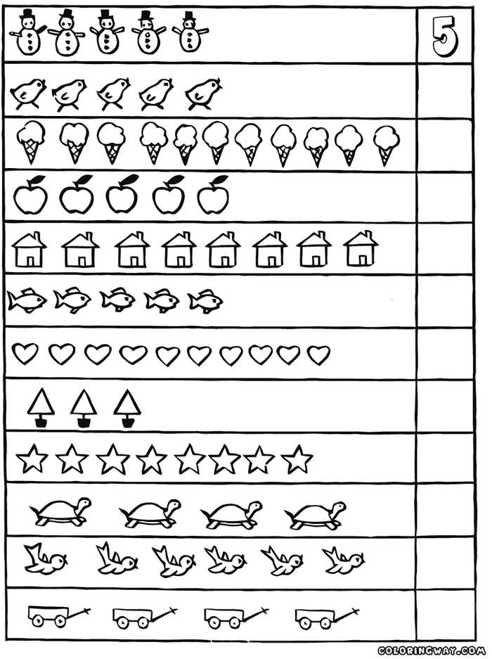 Count The Object Math Worksheet