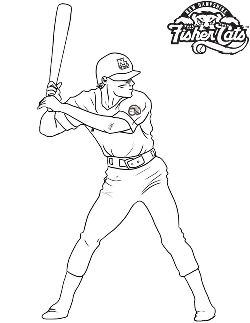 Cubs Baseball Coloring Pages