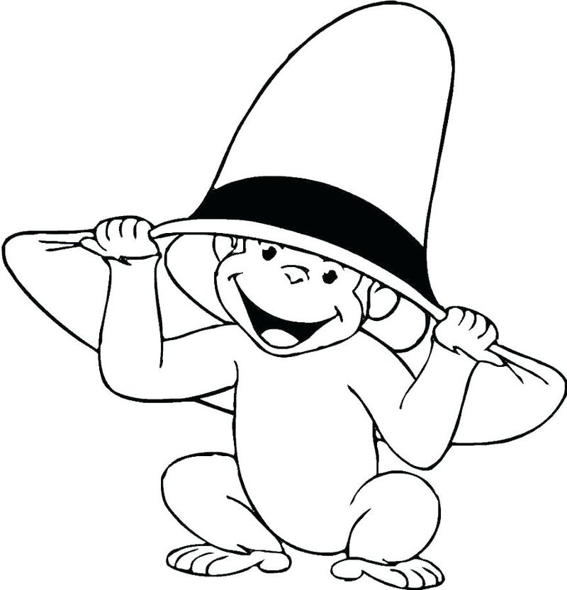 Curious George Coloring Pages Free