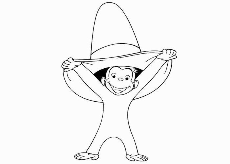 Curious George Coloring Pages Printable