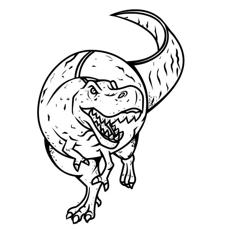 Cute Dinosaur Coloring Pages