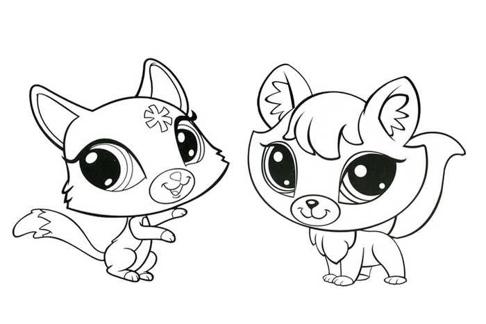 Cute Littlest Pet Shop Coloring Pages 1