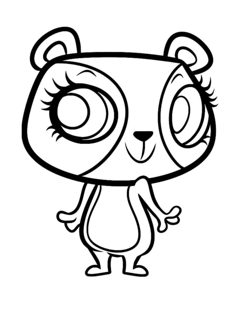 Cute Littlest Pet Shop Coloring Pages