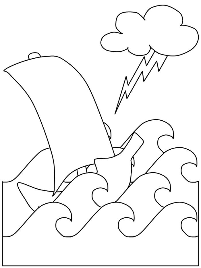 Cute Tornado Coloring Pages