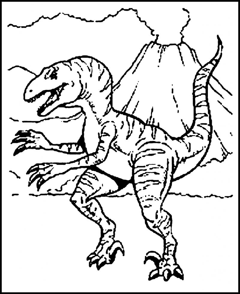 Dinosaur Coloring Page