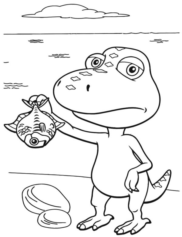 Dinosaur train coloring pages printable