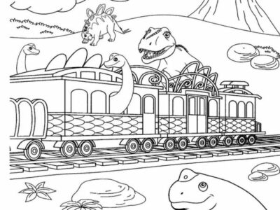 Dinosaur train free coloring pages