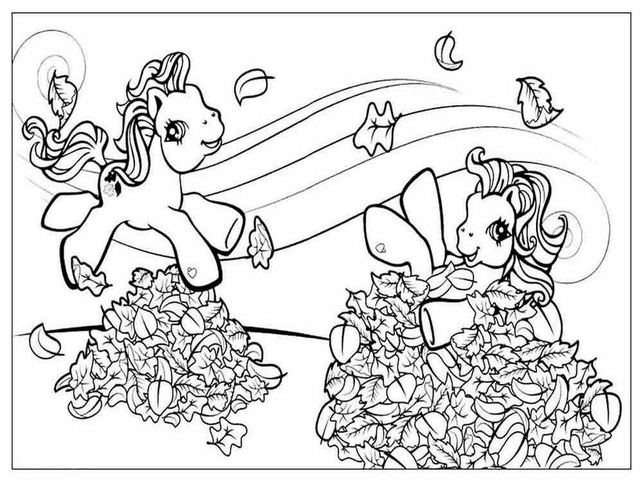 Disney Autumn Coloring Pages