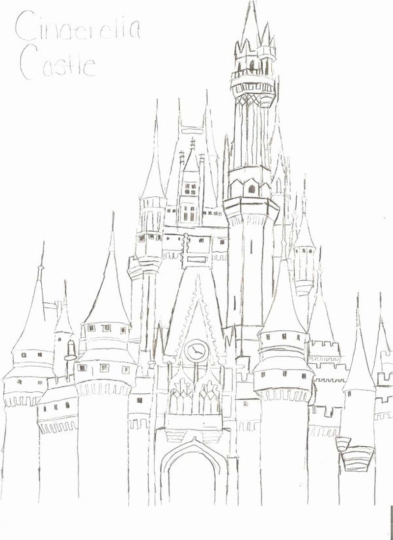 Disney Castle Coloring Pages