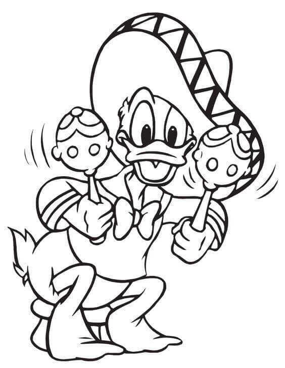 Disney Cinco De Mayo Coloring Pages