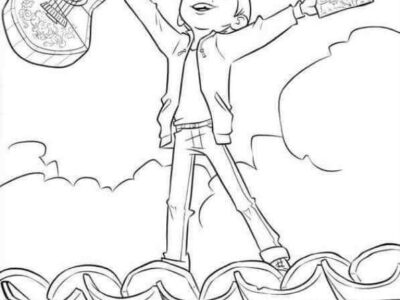 Disney Coco Coloring Page Miguel