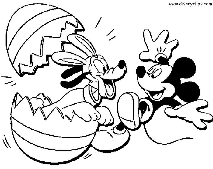 Disney Easter Coloring Pages