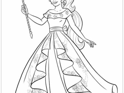 Disney Elena Of Avalor Coloring Pages