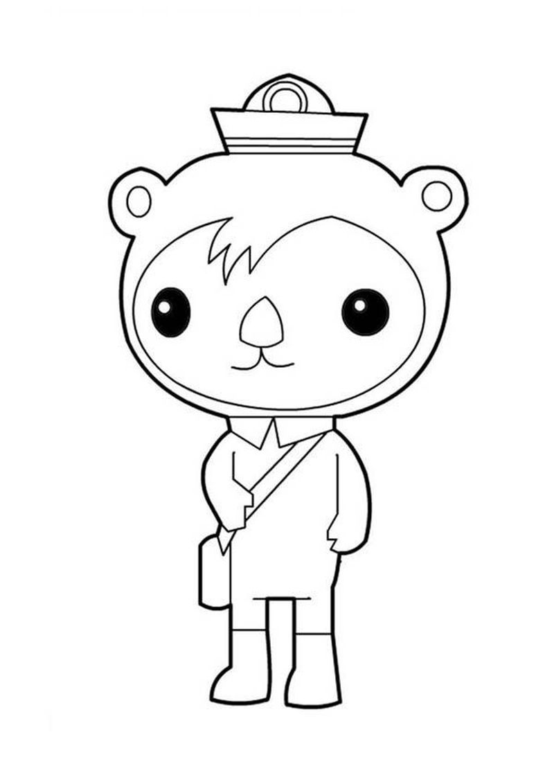 Disney Junior Coloring Pages Octonauts