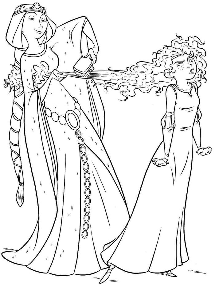 Disney Merida Coloring Pages