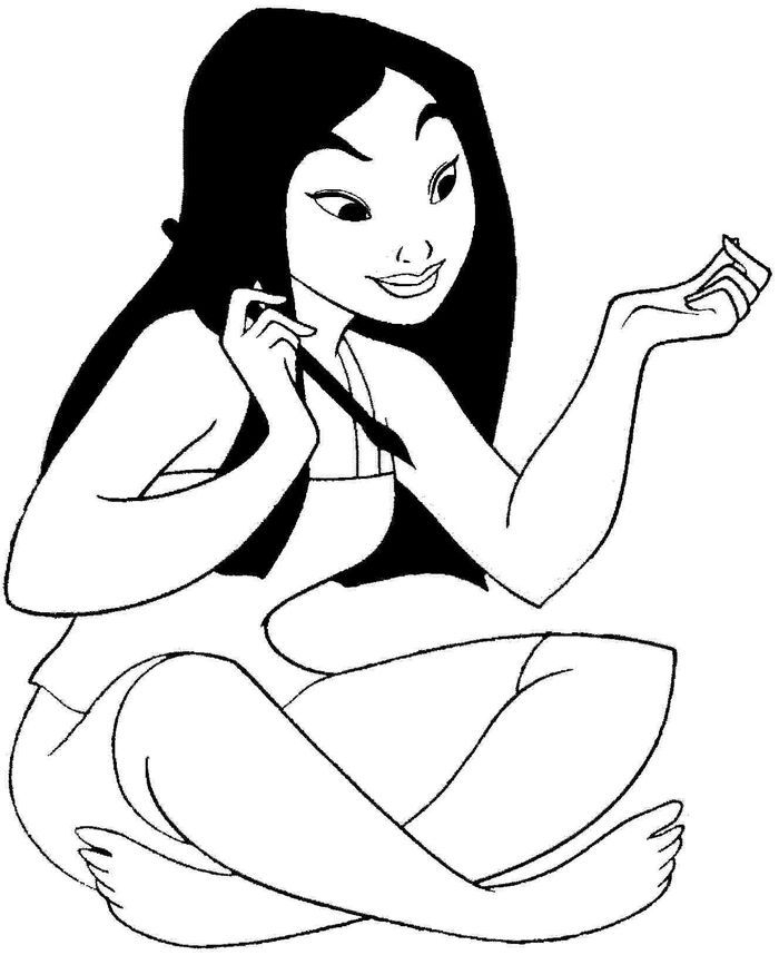 Disney Mulan Coloring Pages