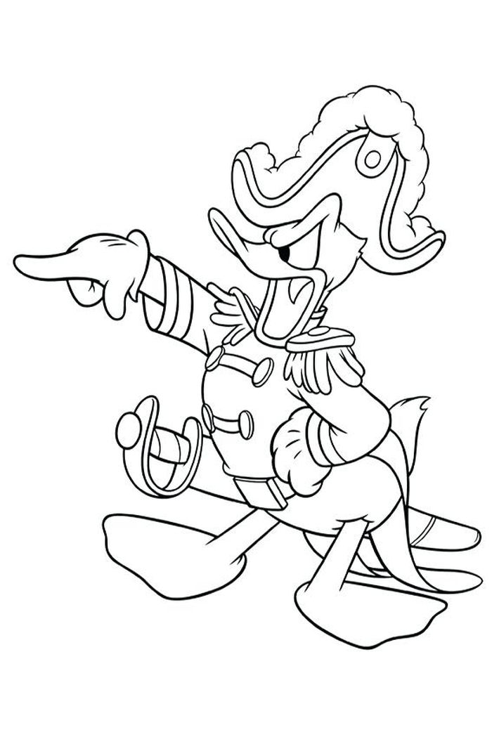 Donald Duck Cinco De Mayo Coloring Pages