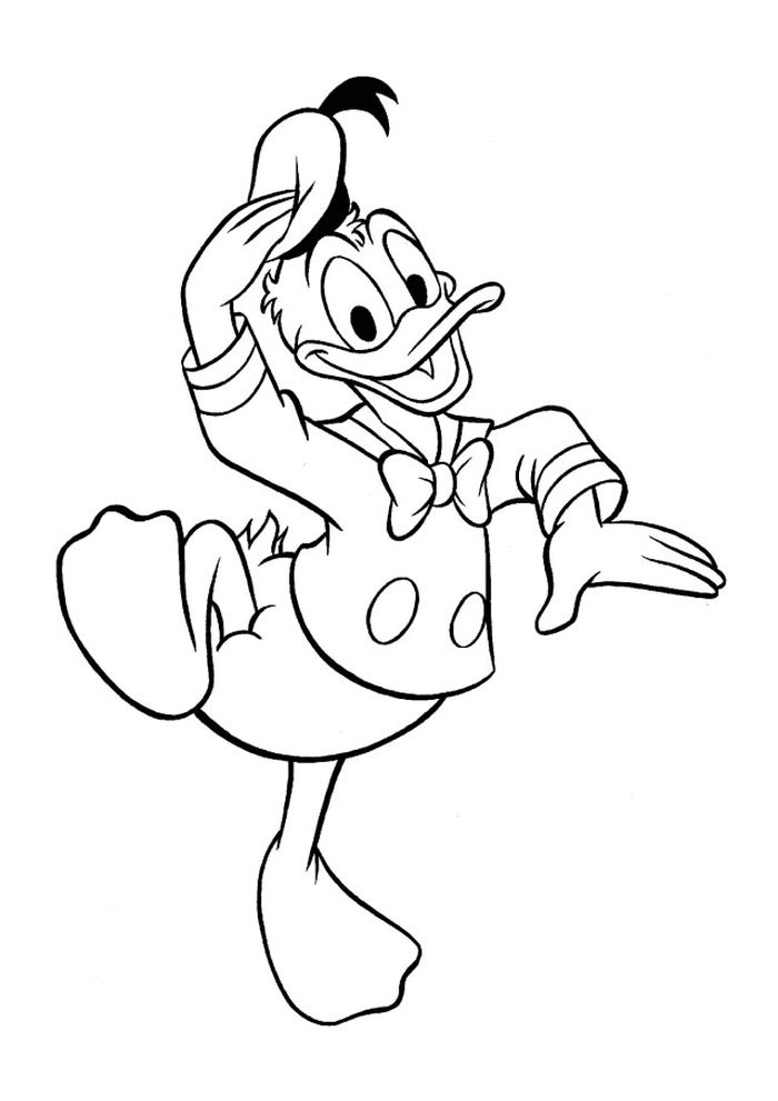 Donald Duck Coloring Pages