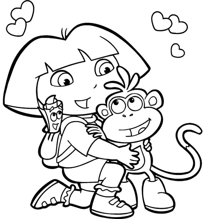 Dora Coloring Pages Online