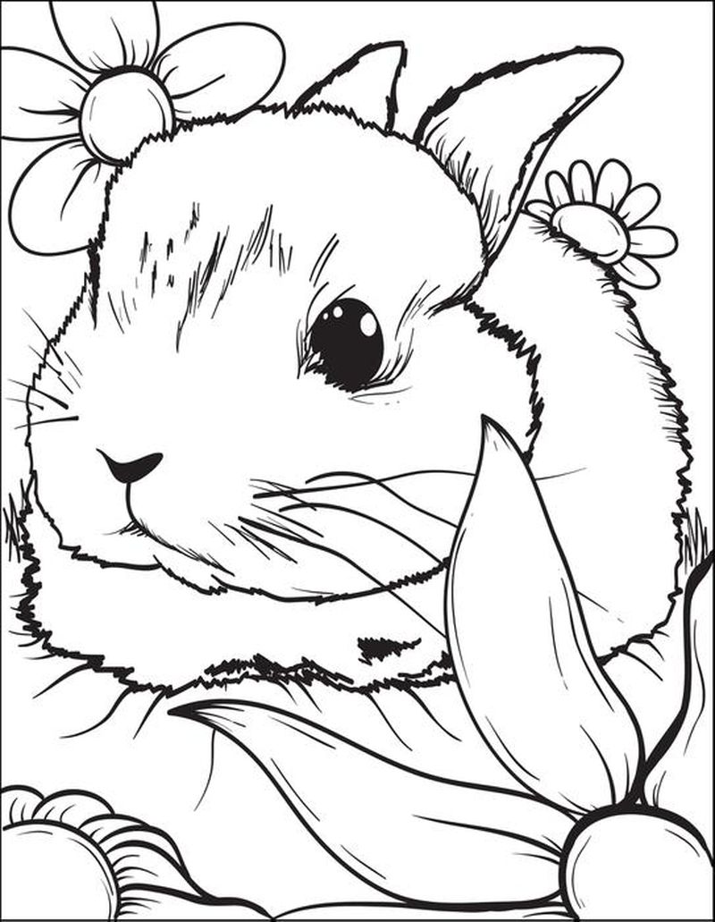 Download Bunny Coloring Page