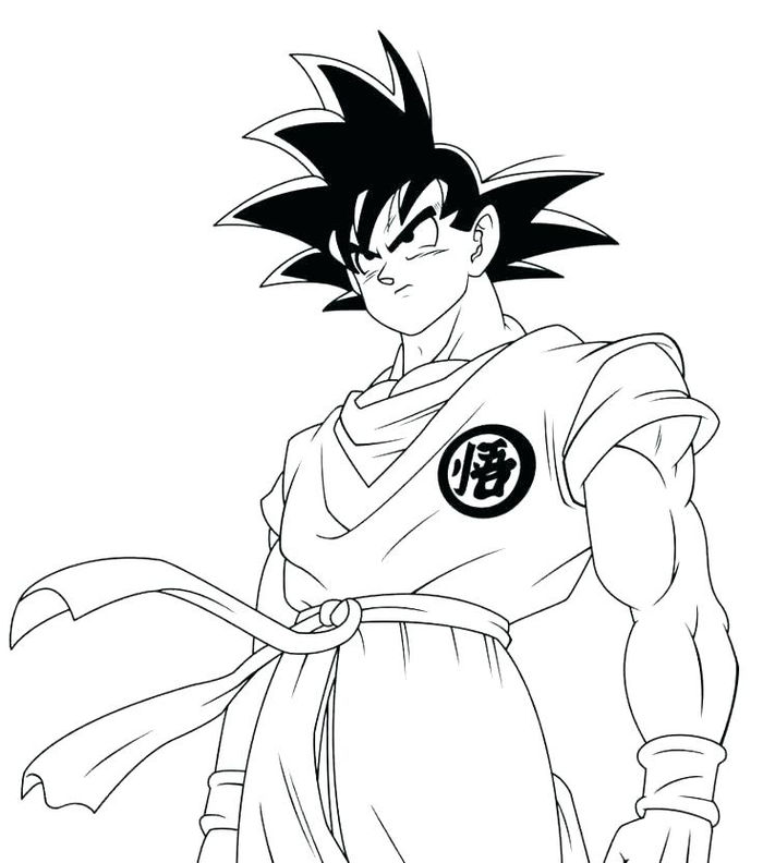 Dragon Ball Super Coloring Pages Goku Black