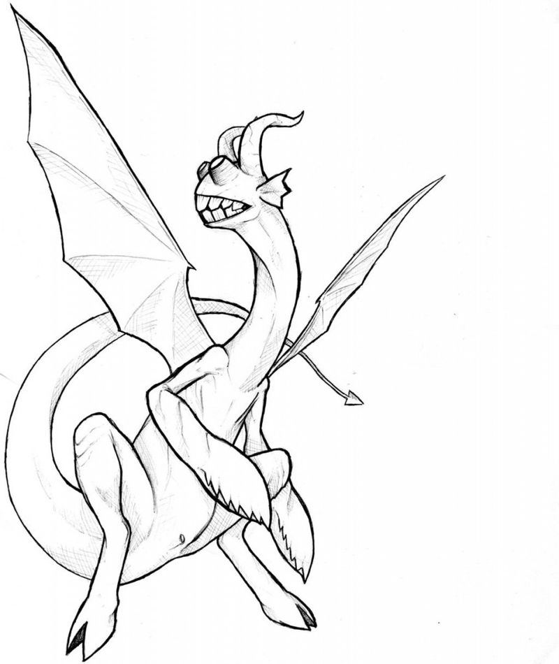 Dragon Coloring Pages Realistic