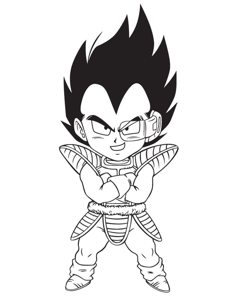 Dragonball Z Fan Art Kid Vegeta