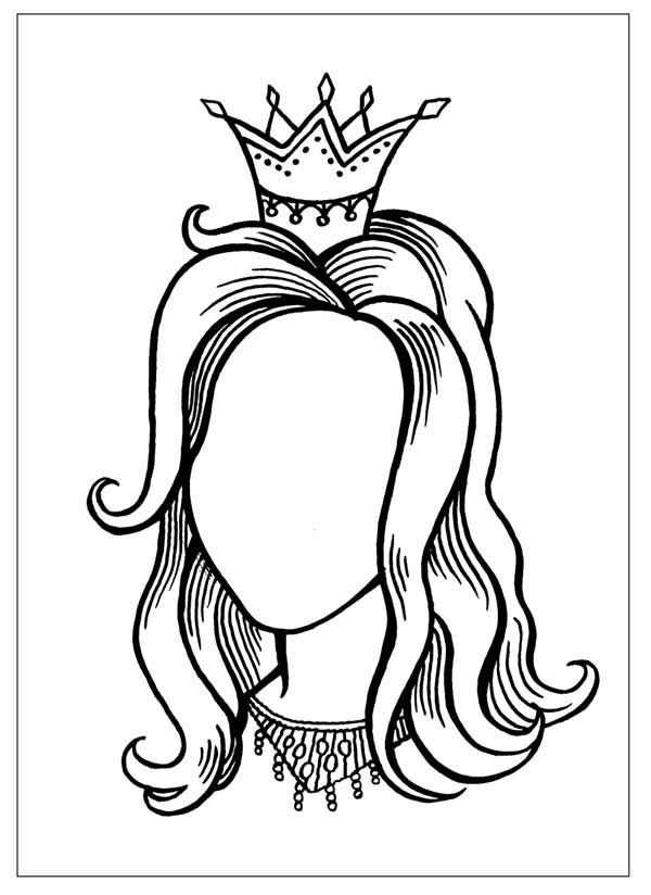 Draw A Princess Coloring Page