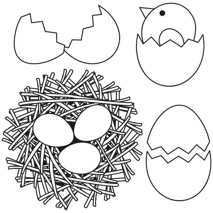 Easter Chick Coloring Pages