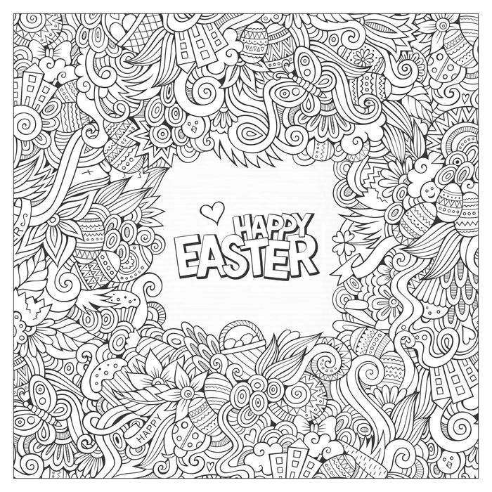 Easter Coloring Pages For Adults