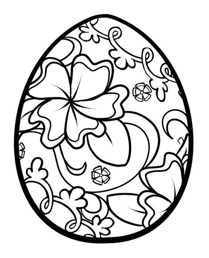 Easter Egg Coloring Pages