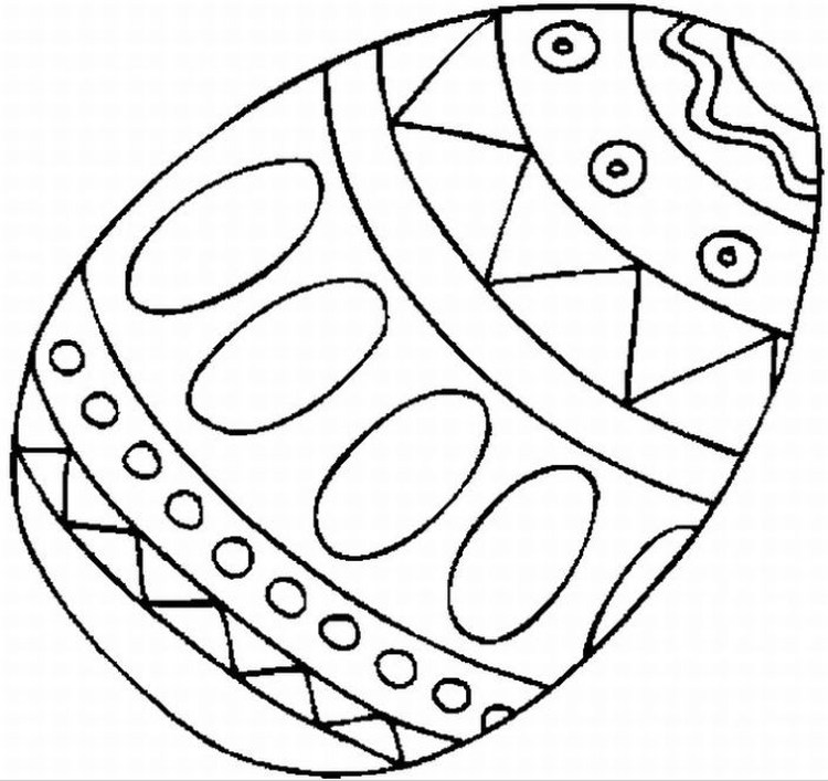 Easter Egg Coloring Pages Free Printable